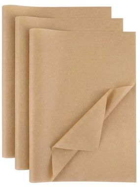120 sheets natural brown tissue paper 20x14” Bulk